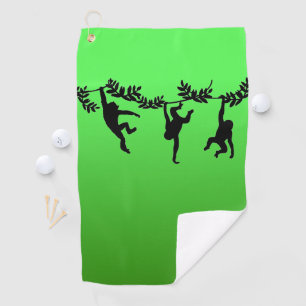 Monkey Troop Golf Towel