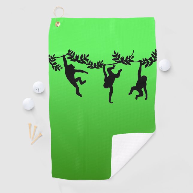 Monkey Troop Golf Towel (InSitu)