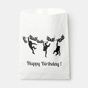 Monkey Troop Happy Birthday Favour Bag