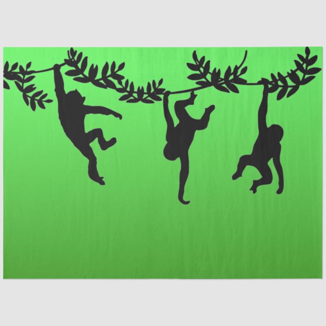 Monkey Troop Tissue Paper (Front)