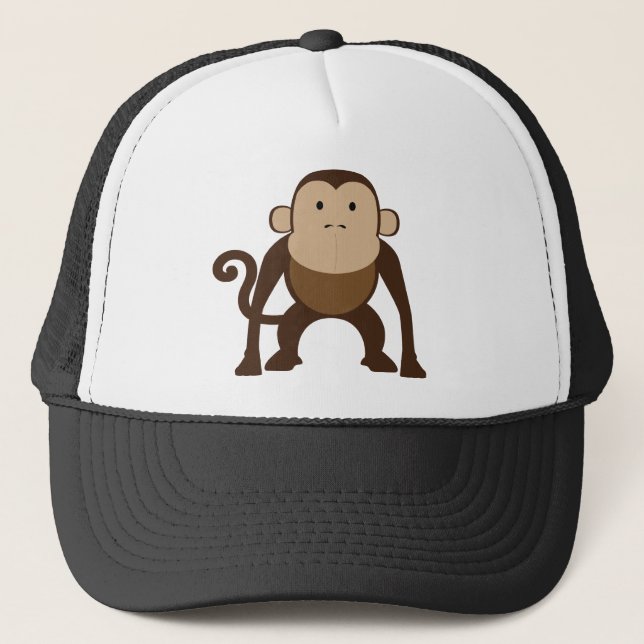 Monkey Trucker Hat (Front)