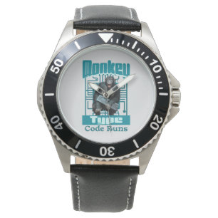 Monkey Type, Code Runs Funny Full-Stack Developer  Watch