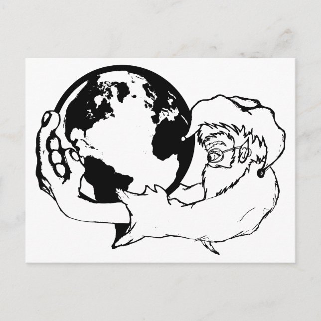 monkey vision postcard (Front)