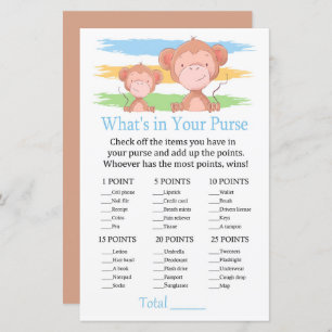 Monkey What's in your purse game