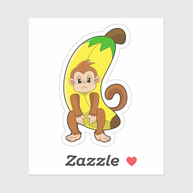 Monkey with Banana (Sheet)
