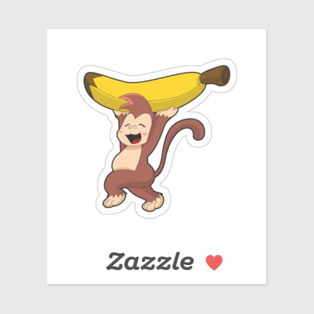 Monkey with Banana (Sheet)