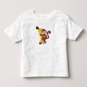 Monkey with Banana (1).PNG Toddler T-shirt