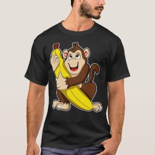 Monkey with Banana 6 T-Shirt