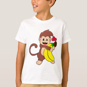 Monkey with Banana T-Shirt