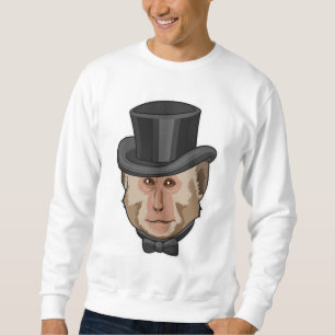 Monkey with Cylinder Sweatshirt