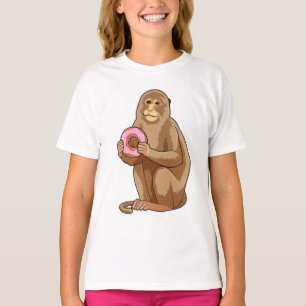 Monkey with Donut T-Shirt