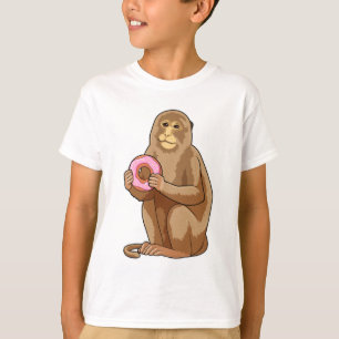Monkey with Doughnut T-Shirt