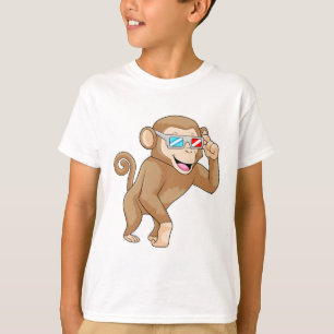 Monkey with Glasses T-Shirt