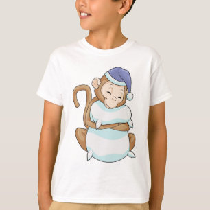 Monkey with Pillow & Sleepyhead T-Shirt