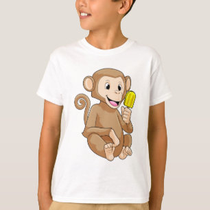 Monkey with Popsicle T-Shirt