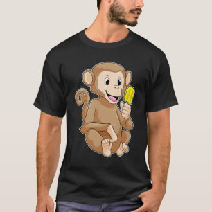 Monkey with Popsicle T-Shirt