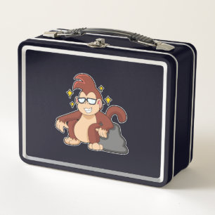 Monkey with Sunglasses Metal Lunch Box