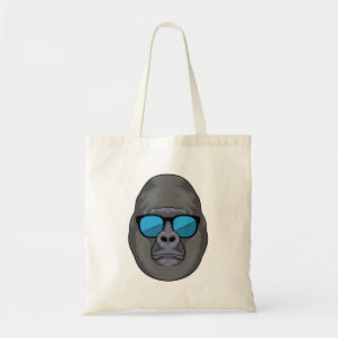 Monkey with Sunglasses Tote Bag