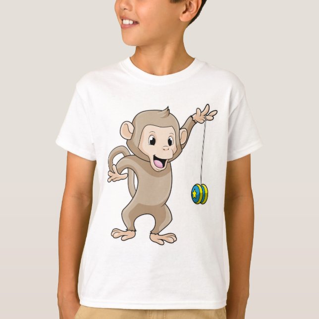 Monkey with Yo-yo T-Shirt (Front)