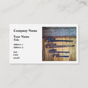Monkey Wrenches Business Card