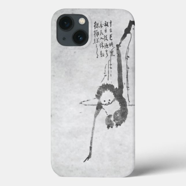 Monkey zen painting meditation phone Case-Mate iPhone case (Back)