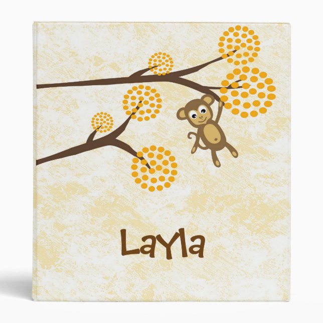 Monkeying Around Back to School Binder (Front)