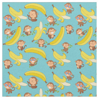 Monkeys and Bananas Fabric