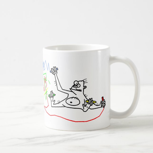 Monkeys are cool. coffee mug (Right)