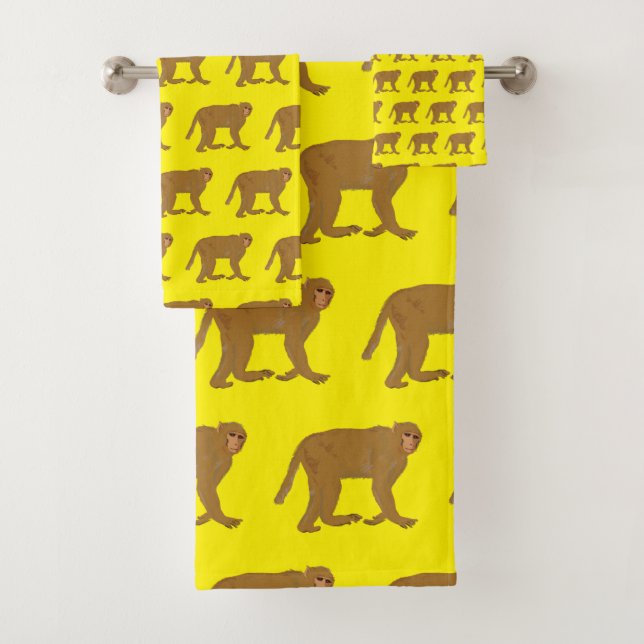 Monkeys  bath towel set (Insitu)