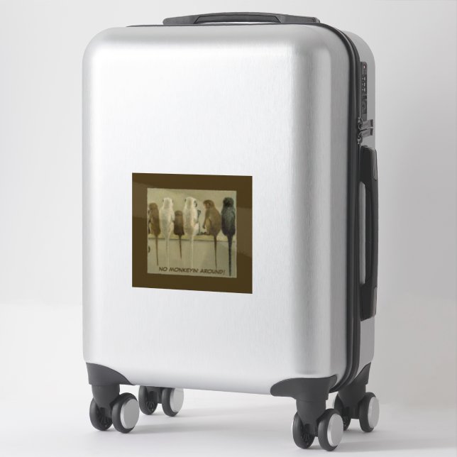 Monkeys Business Birthday From Group Personalized (Suitcase)