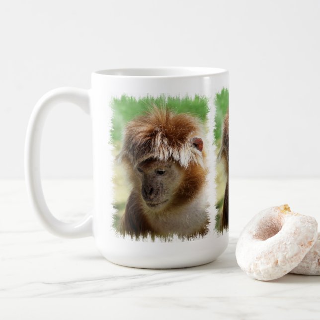 MONKEYS COFFEE MUG (With Donut)