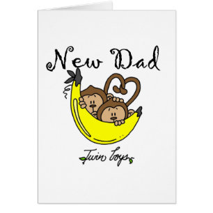 Monkeys Dad of Twin Boys Tshirts and Gifts
