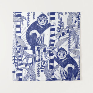 Monkeys in the Jungle Tapestry