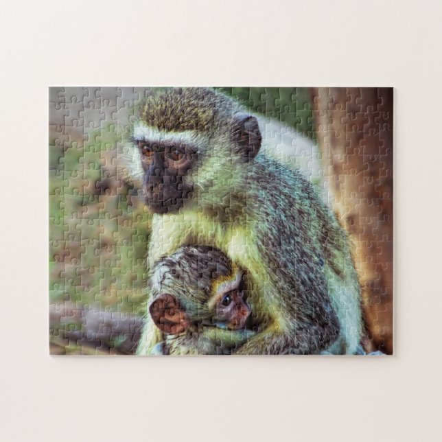 Monkey's of Kenya Jigsaw Puzzle (Horizontal)