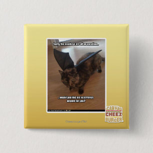 Monkeys on vacation 2 inch square button