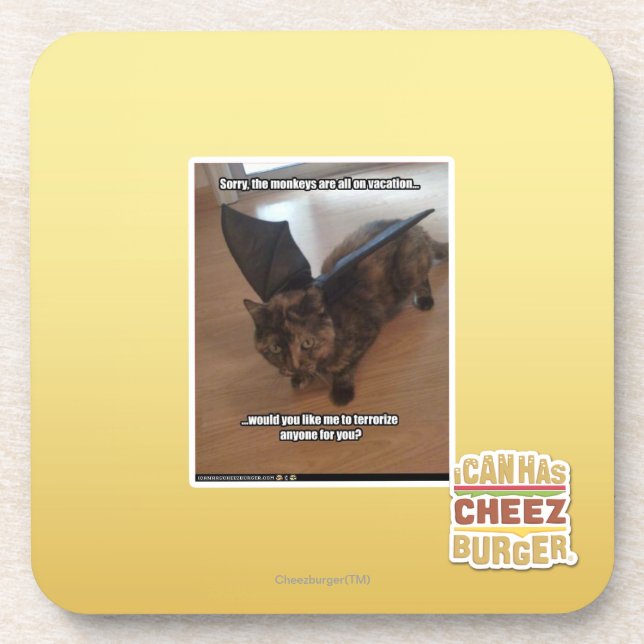 Monkeys on vacation coaster (Front)