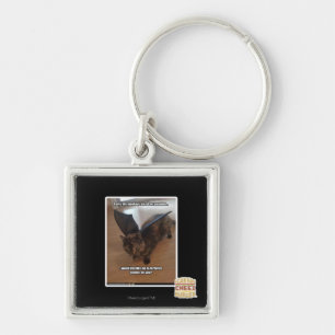 Monkeys on vacation keychain