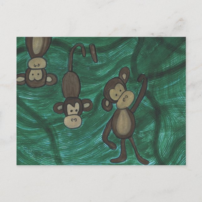Monkeys Postcards (Front)
