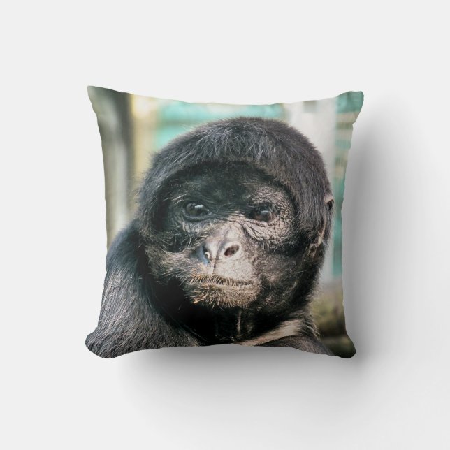 MONKEYS THROW PILLOW (Front)