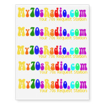 monles années 70 Tattoo temporaire