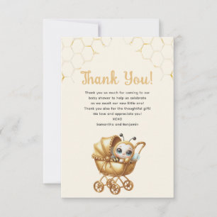 Monmmy to Bee Flat Carte de remerciements