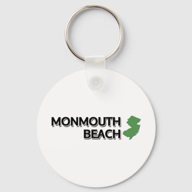 Monmouth Beach, New Jersey Keychain (Front)