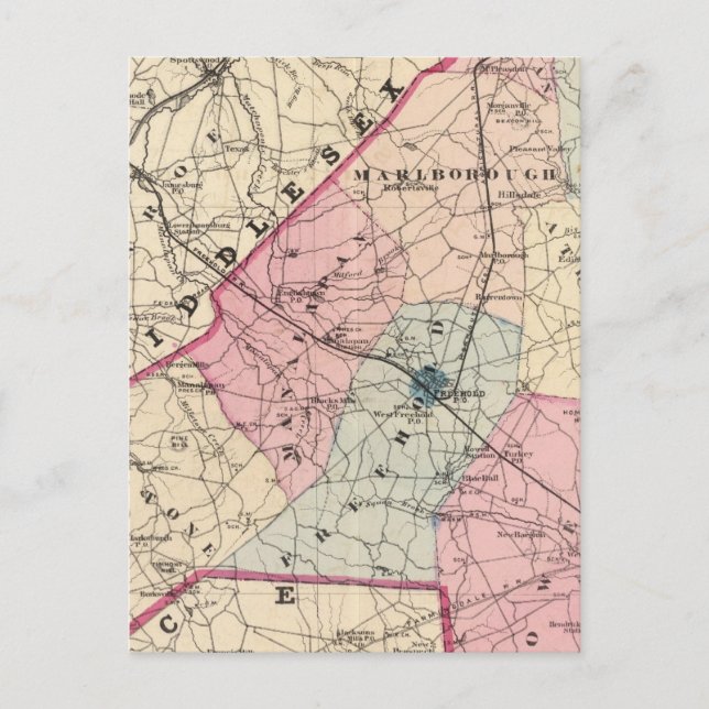 Monmouth County, NJ Postcard (Front)