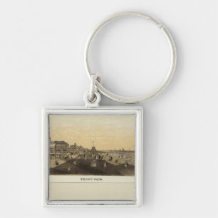 Monmouth House, Spring Lake, NJ Keychain