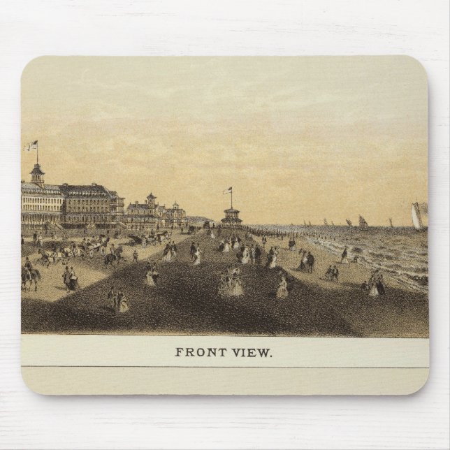 Monmouth House, Spring Lake, NJ Mouse Pad (Front)