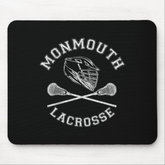 Monmouth Lacrosse Vintage Distressed Retro Lax Mouse Pad