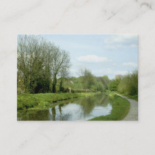 Monmouthshire and Brecon Canal (1980s) Business Card