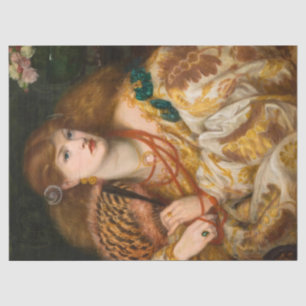 Monna Vanna, Vain Woman by Dante Gabriel Rossetti Tissue Paper
