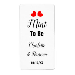 Monnaie À Être Mignonne Mariage Favoriser étiquett