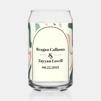 Monnaie Arc À Arche Verte Et Rose Retro Mariage